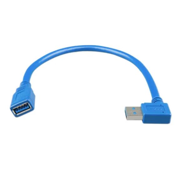 Victron Energy USB extension cable 0,3m one side right angle image number 0