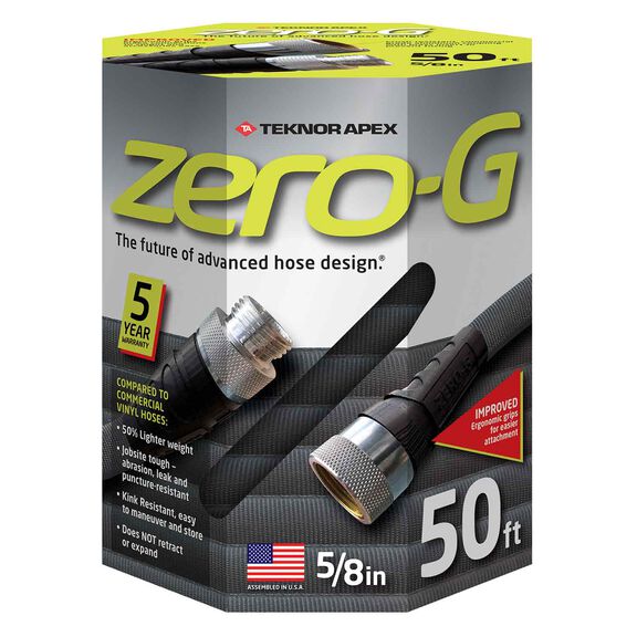 50' Zero-G Water Hose, 5/8" image number 0
