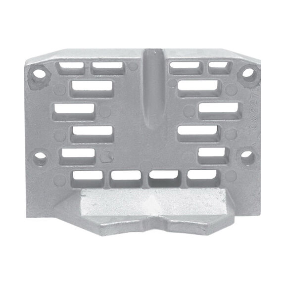 Aluminum Anode for OMC, Johnson/Evinrude, 3.33" x 4.6" x 0.6" image number 0