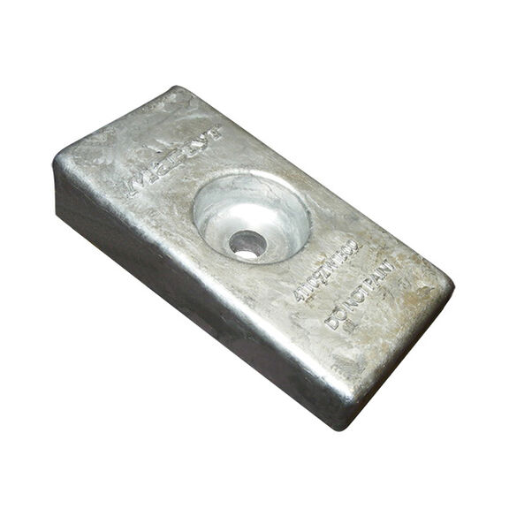 Aluminum Anode for Honda, 1.4" x 2.8" x 0.7" image number 0