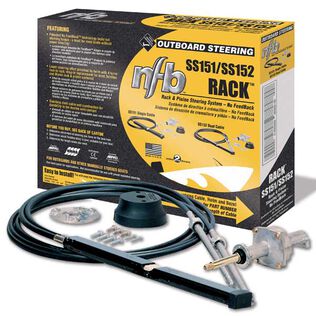 16' Rack & Pinion Steering System - No Feedback, Dual Cable