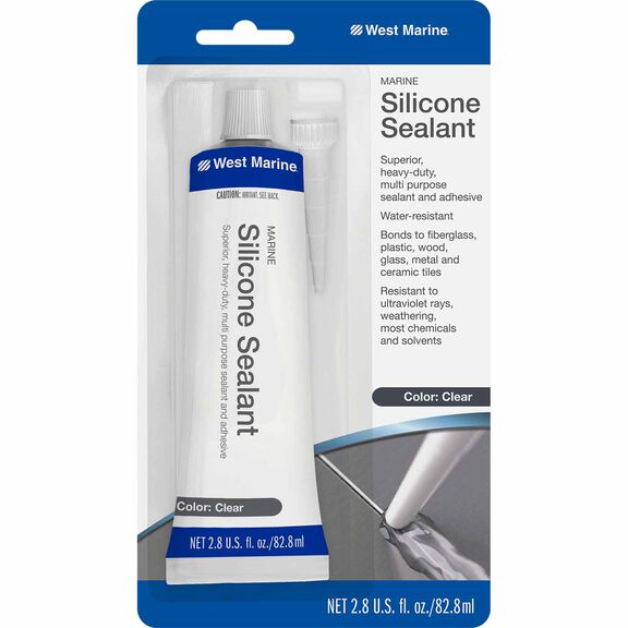 Marine Silicone Sealant, Clear, 2.8 oz. Tube image number 0