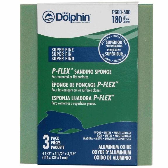 P-FLEX Sanding Sponge, 180 Grit, 3-Pack image number 0