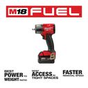 M18 FUEL&trade; 3/8" Mid-Torque Impact Wrench with Friction Ring Kit image number 2