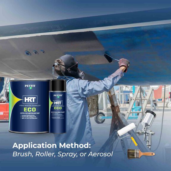 ECO HRT Copper-Free Antifouling Paint, Black image number 10