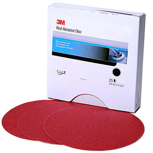 6" Red Abrasive Stikit&trade; Disc