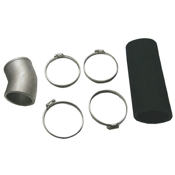 18-1991 30 Degree Exhaust Elbow Adapter Compatible with 3" Hose image number 0