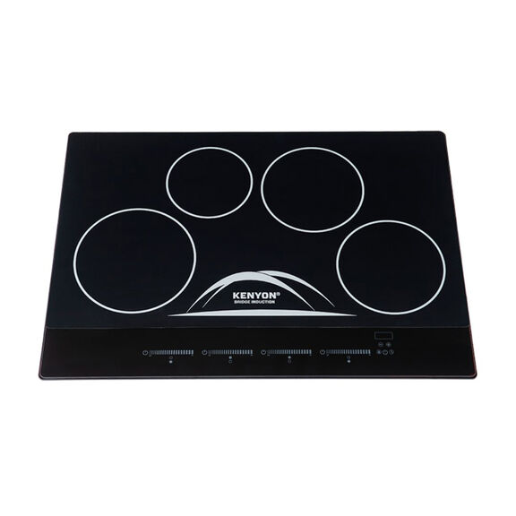 Bridge, Black, Four Burner Cooktop, Touch Control, Induction, w/Mat, Landscape, 240V image number 0
