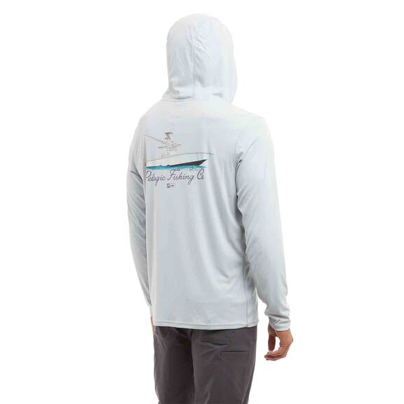 Men's Goione Center Con Vaportek Hooded Shirt image number 3