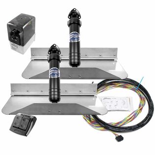 Classic Hydraulic Trim Tab System, 18" x 9", Fits Boats: 19' - 24'