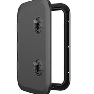 Access Hatch, 12.4" x 17.32" Rectangular Low Profile Black
