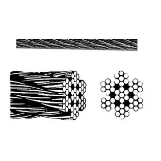 7 x 7 Lanyard Wire