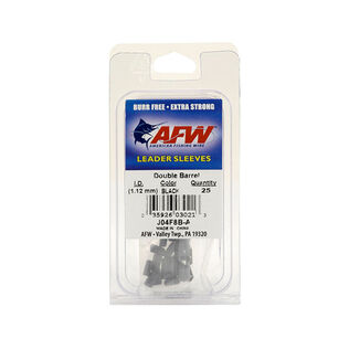 Double Barrel Sleeves, Size #10F8, .096 in ID, Black, 15-Pack