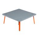 Crazy Creek Pack Table, Compact 12" x 12" Outdoor Folding Table, Gray and Orange image number 0