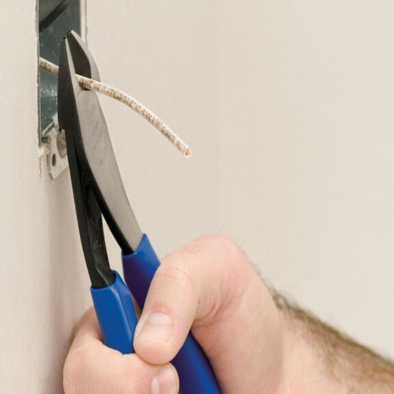 Diagonal Cutting Pliers, Angled Head, 8-Inch image number 2