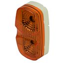 4" LED Oblong Amber Clearance & Marker Trailer Light image number 0