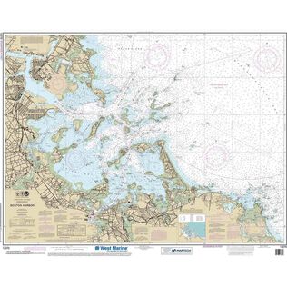 Maptech&reg; NOAA Recreational Waterproof Chart-Boston Harbor, 13270