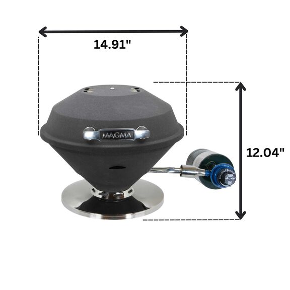 15" Beach Fire Portable Gas Grill withTabletop Stand image number 3