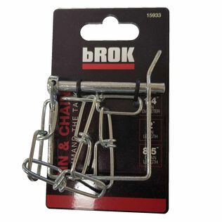 Pin Clasp with Chain