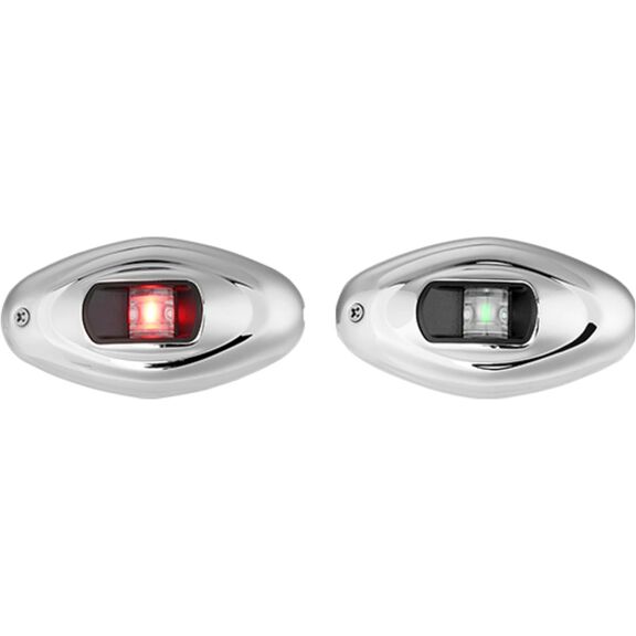 SEAFLO 02 Series LED Bow Navigation Light Combo 316 Stainless Steel 12V image number 0