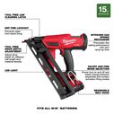 M18 FUEL&trade; 15 Gauge Finish Nailer Kit image number 1