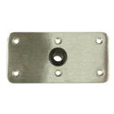 4" X 8" Standard Rectangular Base Satin Finish image number 1