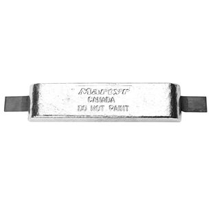 Commercial Bolt-On Aluminum Plate Anode with Aluminum Straps, CMZ03AA
