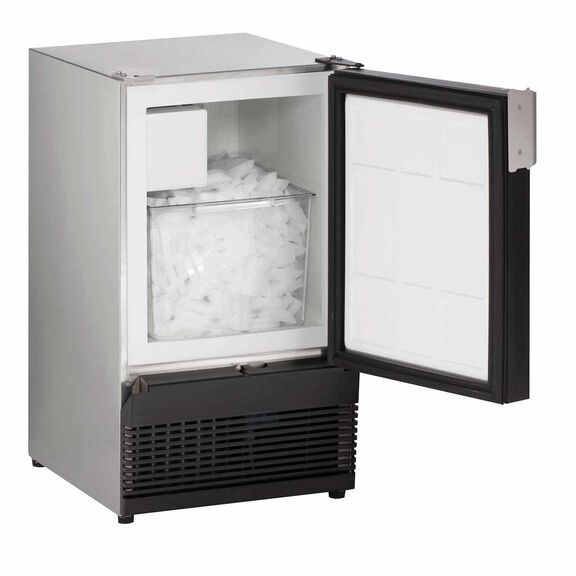 15" Stainless Marine Crescent Ice Maker, No Flange, 115V image number 1
