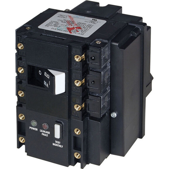 C-Series ELCI Main Circuit Breaker, 120/240V AC, 50A image number 0