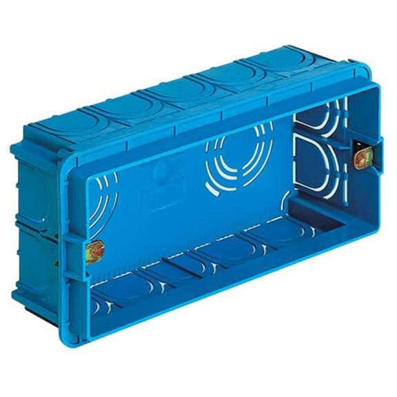 Vimar V71305 5-Module Flush Mounting Box, Masonry image number 0