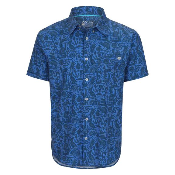 Men's Palapa Fish Folk Shirt image number 0