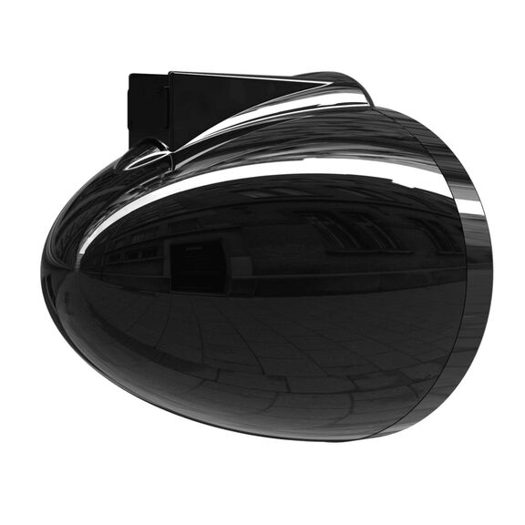 Wet Sounds ICON 8 Black V2 Series 8" Marine Tower Speakers with Silver Aluminum Fixed Clamps (Pair) image number 4
