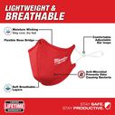 Red 2-Layer Face Mask, 3 Pack image number 1