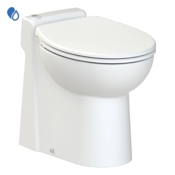 SaniMarin 4 Comfortable Right Height Automatic Electric Marine Macerating Toilet, Porcelain Bowl, 24 Volt image number 0