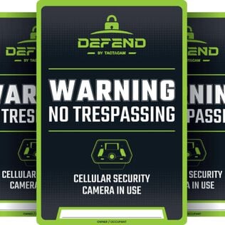 No Trespassing Sign (3 Pack)