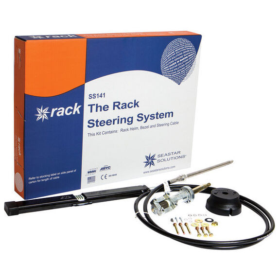 Stern Drive Rack and Pinion Steering System, Single Back Mount Rack, 21' image number 0