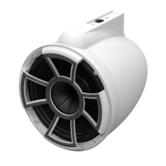 Wet Sounds REV 10 White Special Edition Revolution Series 10" Matte White Tower Speakers with Stainless Steel Swivel Clamps (Pair) image number 4