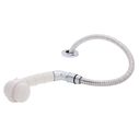 Deck-Mount Sprayer Small Warm White Sprayer w/Elbow, 6' Stainless Steel Hose, Low Profile Holder image number 1