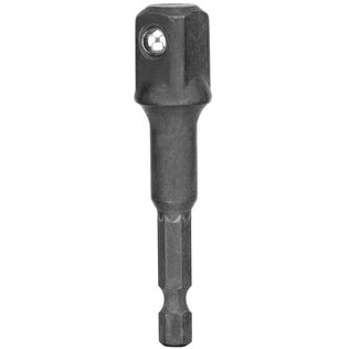 DEWALT 1/4" Hex Shank To 1/2" Impact Ready Socket Adaptor, Dark Grey
