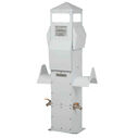 41" Compact Marine Electrical Power Pedestal,  (2) 50 Amp 125/250V Twistlock Receptacles, (2) 30 Amp 125V Twistlock Receptacles image number 0