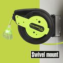 Flexzilla Pro Retractable Extension Cord Reel 12/3 AWG 60' image number 4