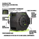 Flexzilla Pro Retractable Air Hose Reel w Levelwind Technology 3/8" 75' image number 2