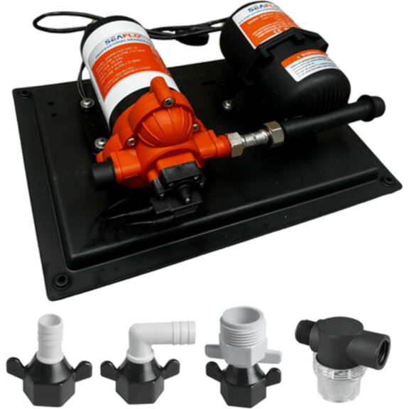 SEAFLO 33 Series Water Pump and Accumulator Tank System - 115V, 3.3 GPM, 45 PSI image number 0