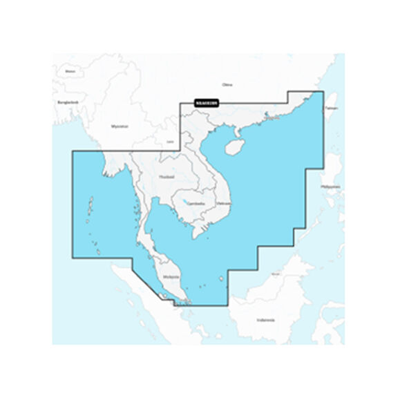 Navionics Platinum+ AE020R South China and Andaman Seas, Electronic Chart image number 0