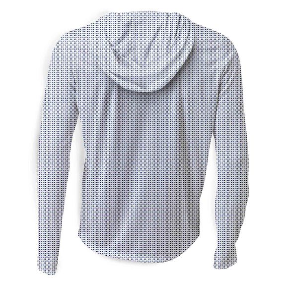 Men's Nautical Sail Hooded Tech Shirt image number 1