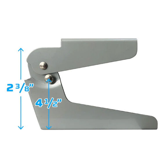 Aluminum NO Pinch Seat Hinge, Silver image number 6
