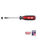 1/4" Slotted 4" Cushion Grip Screwdriver (USA) image number 0