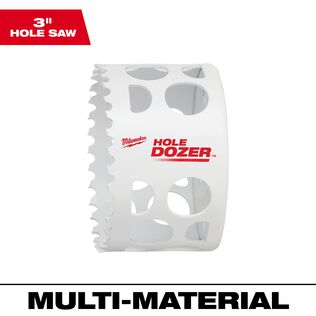3" HOLE DOZER&trade; Bi-Metal Hole Saw