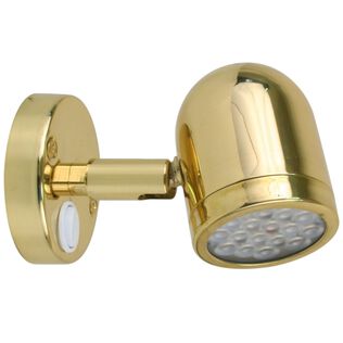 19052P Brass LED Reading Light
