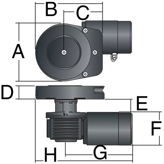 FlatWinder 500 Powered Block &mdash; 12-volt Electric image number 1